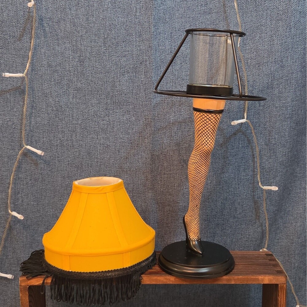 NECA Christmas Story Leg Lamp Tea Light Votive Holder 12" Movie Prop - Picture 8 of 16